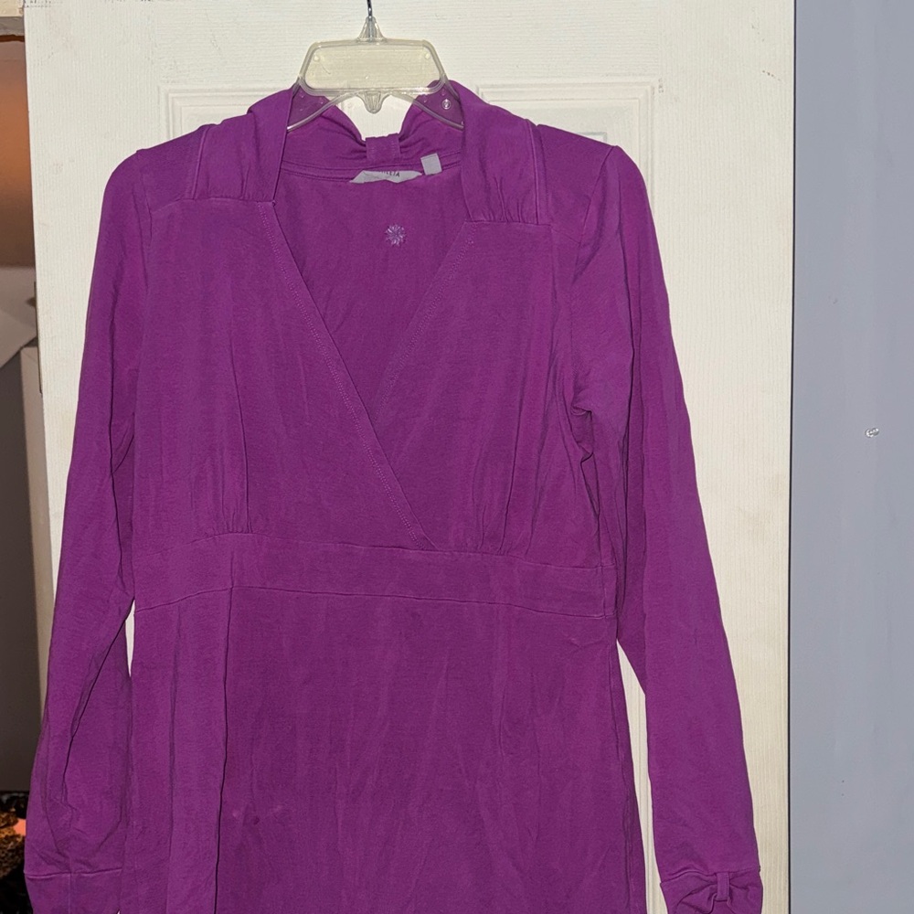 Athleta Purple Long Sleeve Dress